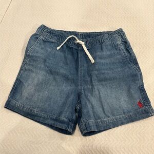 Polo by Ralph Lauren Blue Denim Jean Shorts Size 12 Boys New With Out Tags